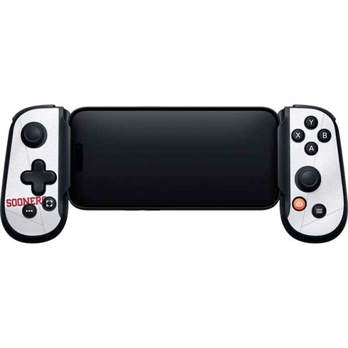University of Oklahoma White Jersey Backbone One for iPhone Game Controller Skin